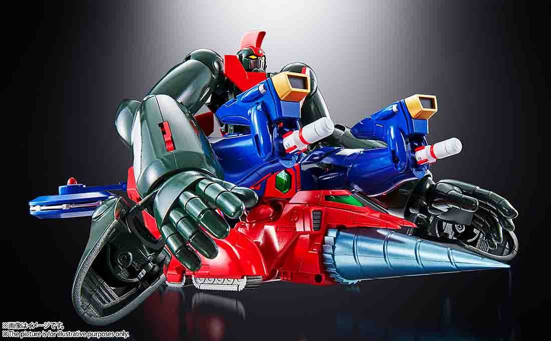 Bandai Soul of Chogokin Getter Robot Go GX-96 Getter Robot Go Figure (Blue)